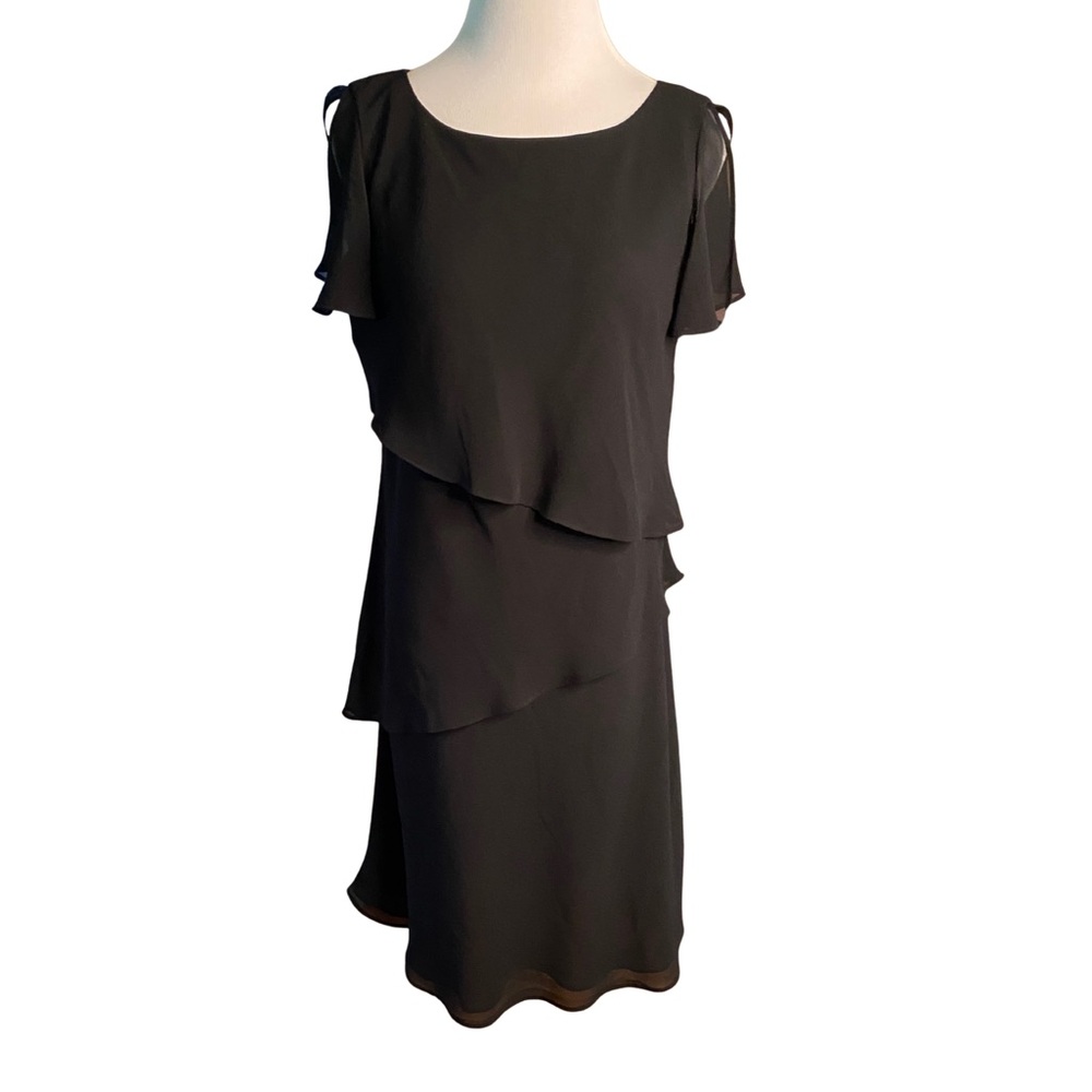Danny & Nicole Black dress - size 8p
